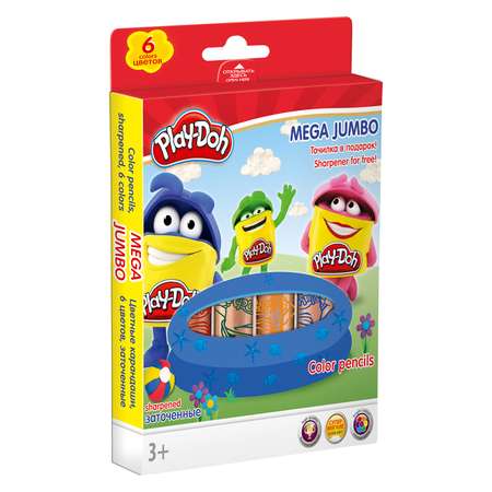 Карандаши цветные Kinderline 6 шт.