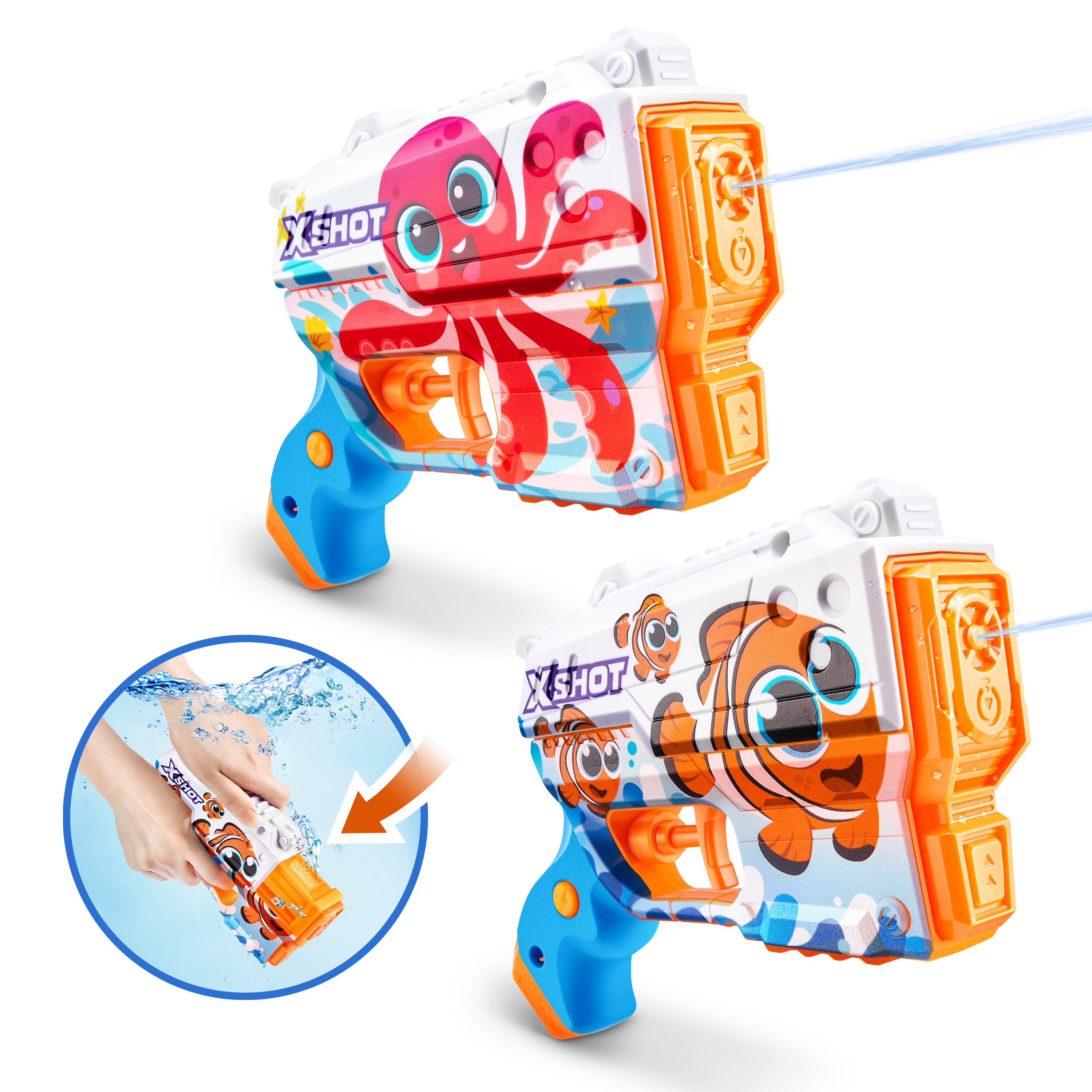 Бластер водный Zuru XSHOT Fast Fill Water 2 штуки в наборе - фото 5