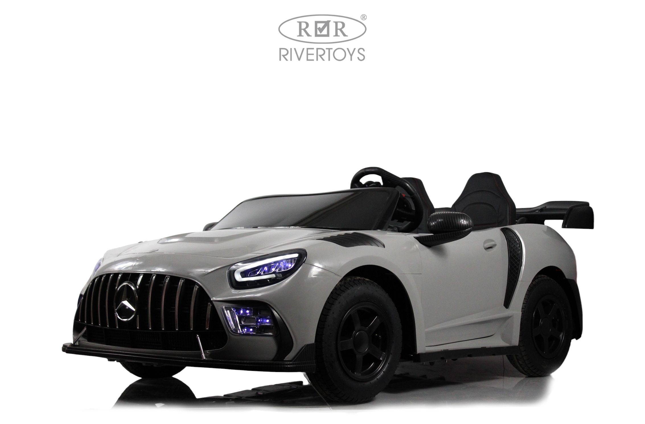 Электромобиль RIVERTOYS Mercedes F999FF-GREY С пультом ДУ - фото 3