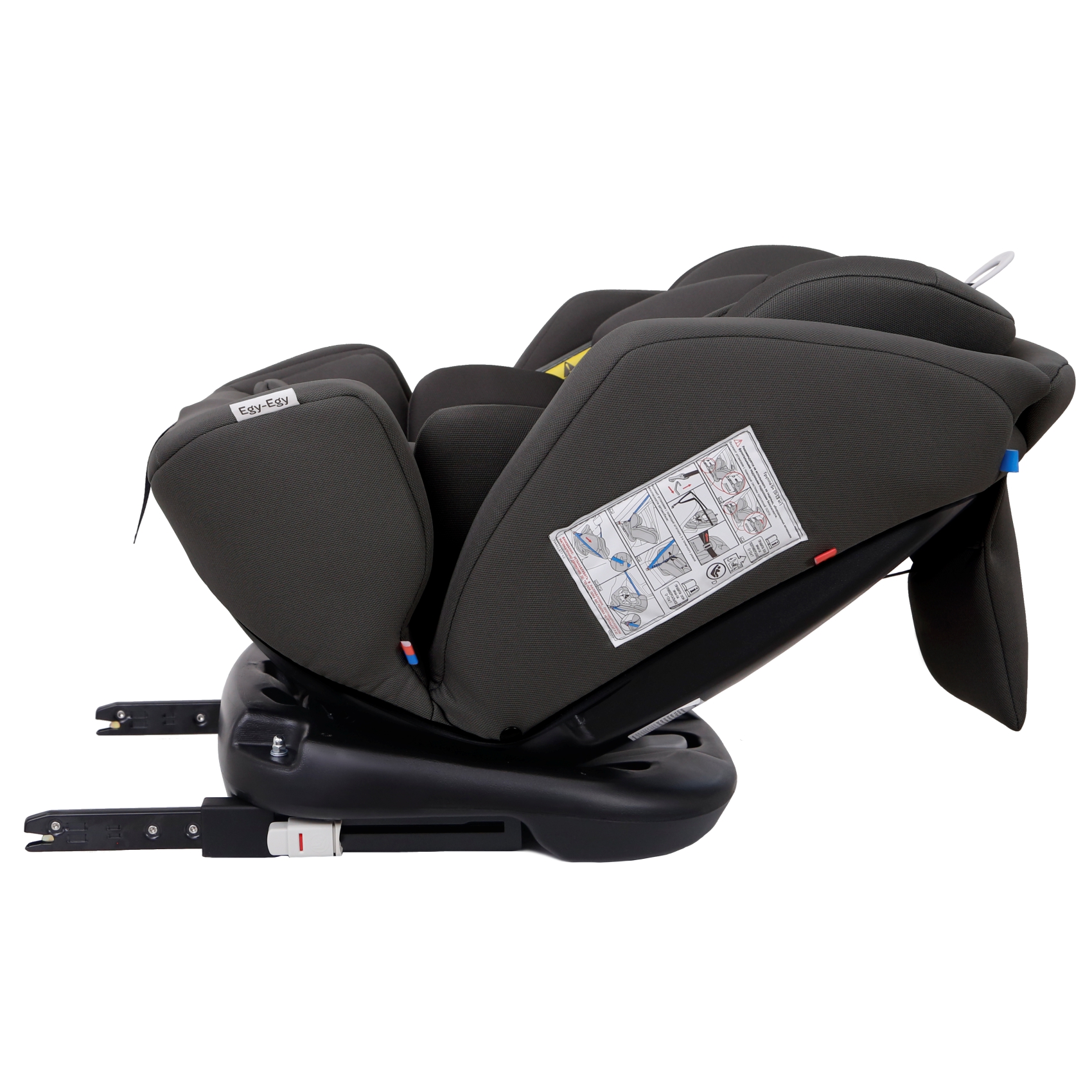 Автокресло Еду-Еду Isofix 0+/1/2/3 (0-36 кг) серый - фото 4