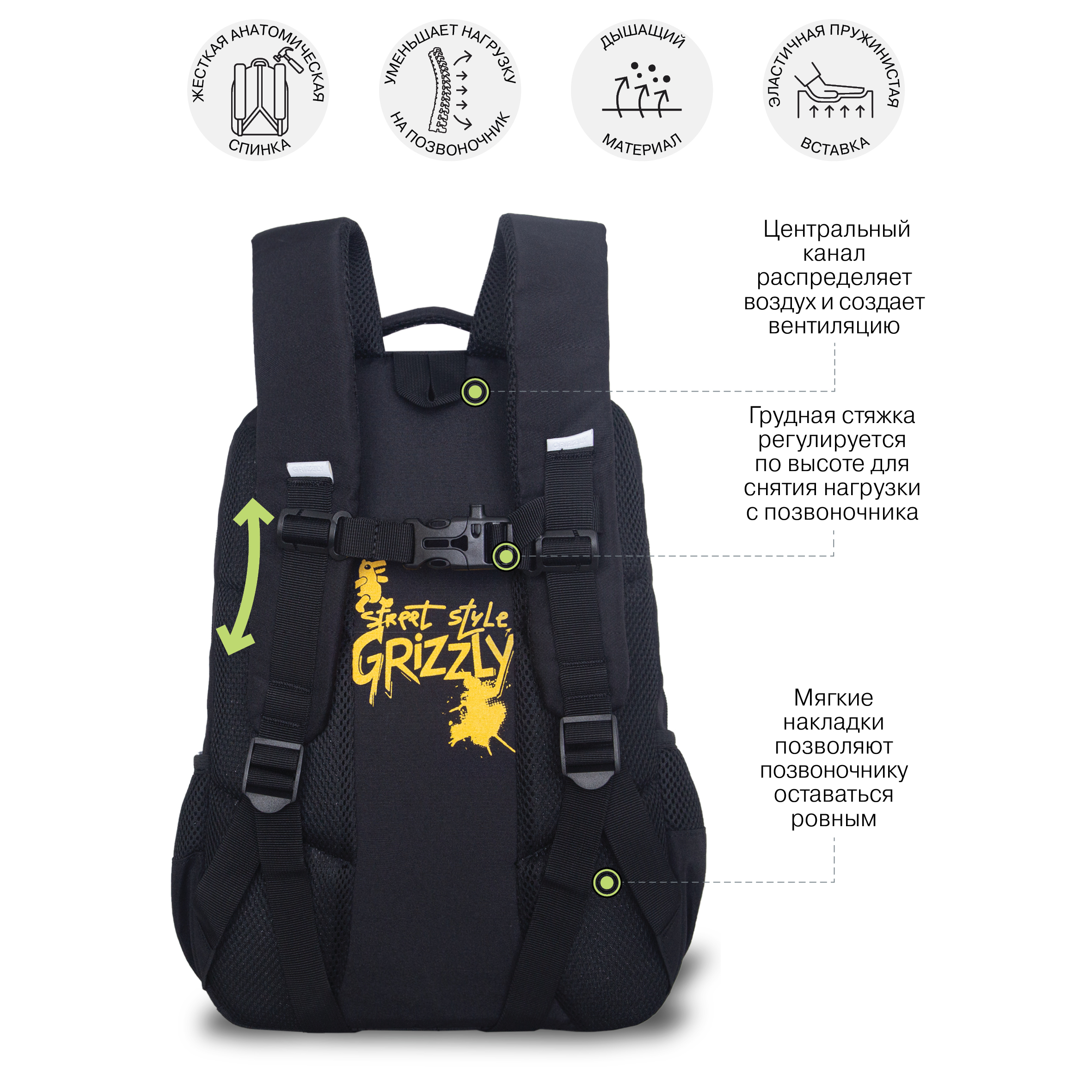 Рюкзак Grizzly для мальчика - фото 8