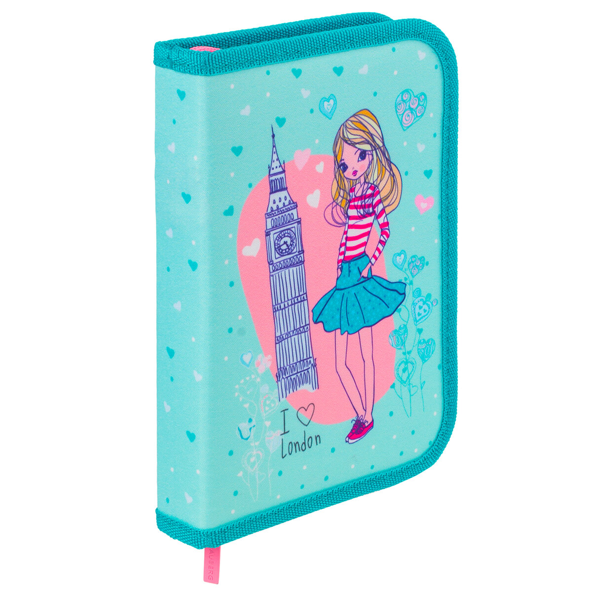 Пенал книжка Brauberg Girl - фото 1