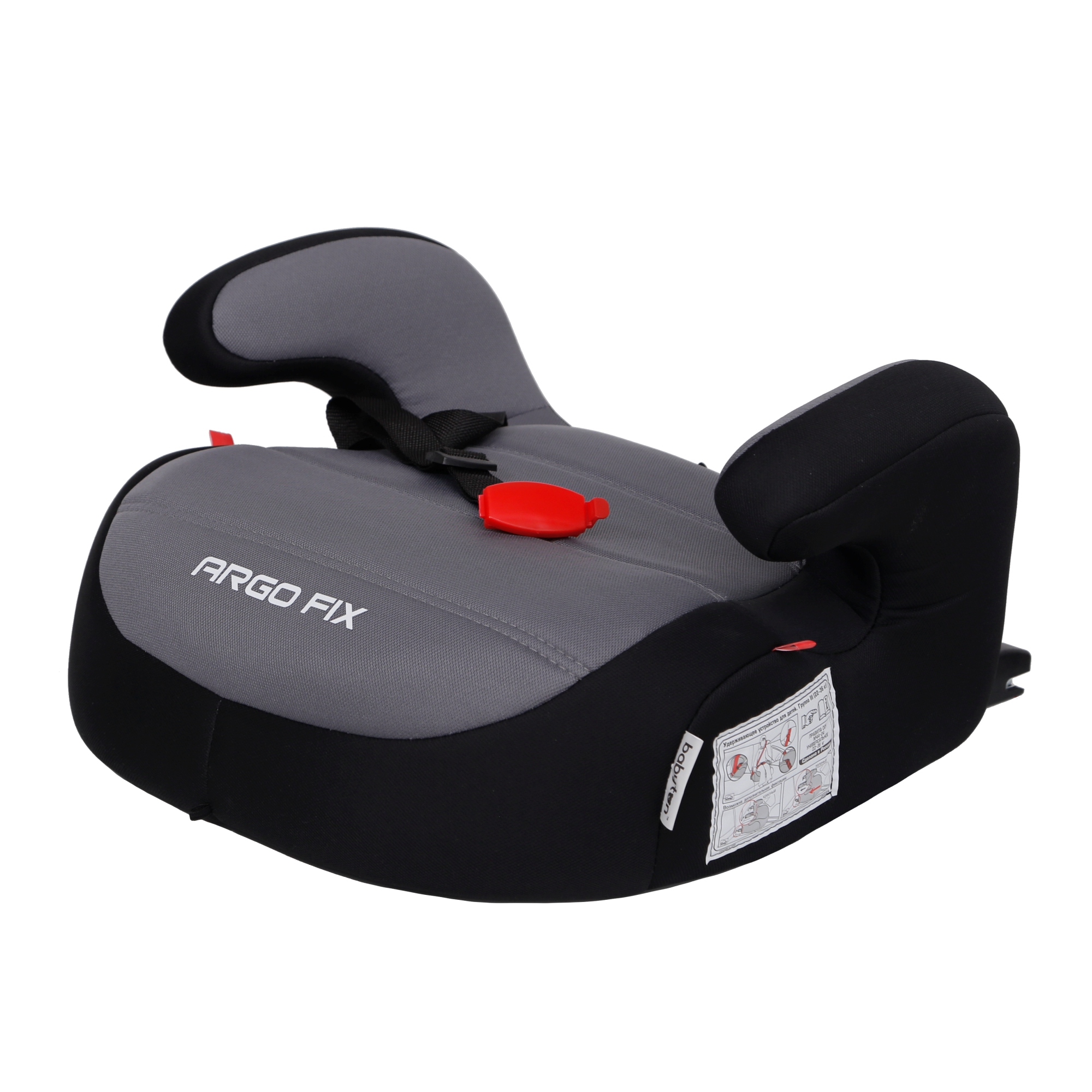 Автокресло Babyton Argo Fix Black-Grey Isofix 3 (22-36 кг) - фото 10