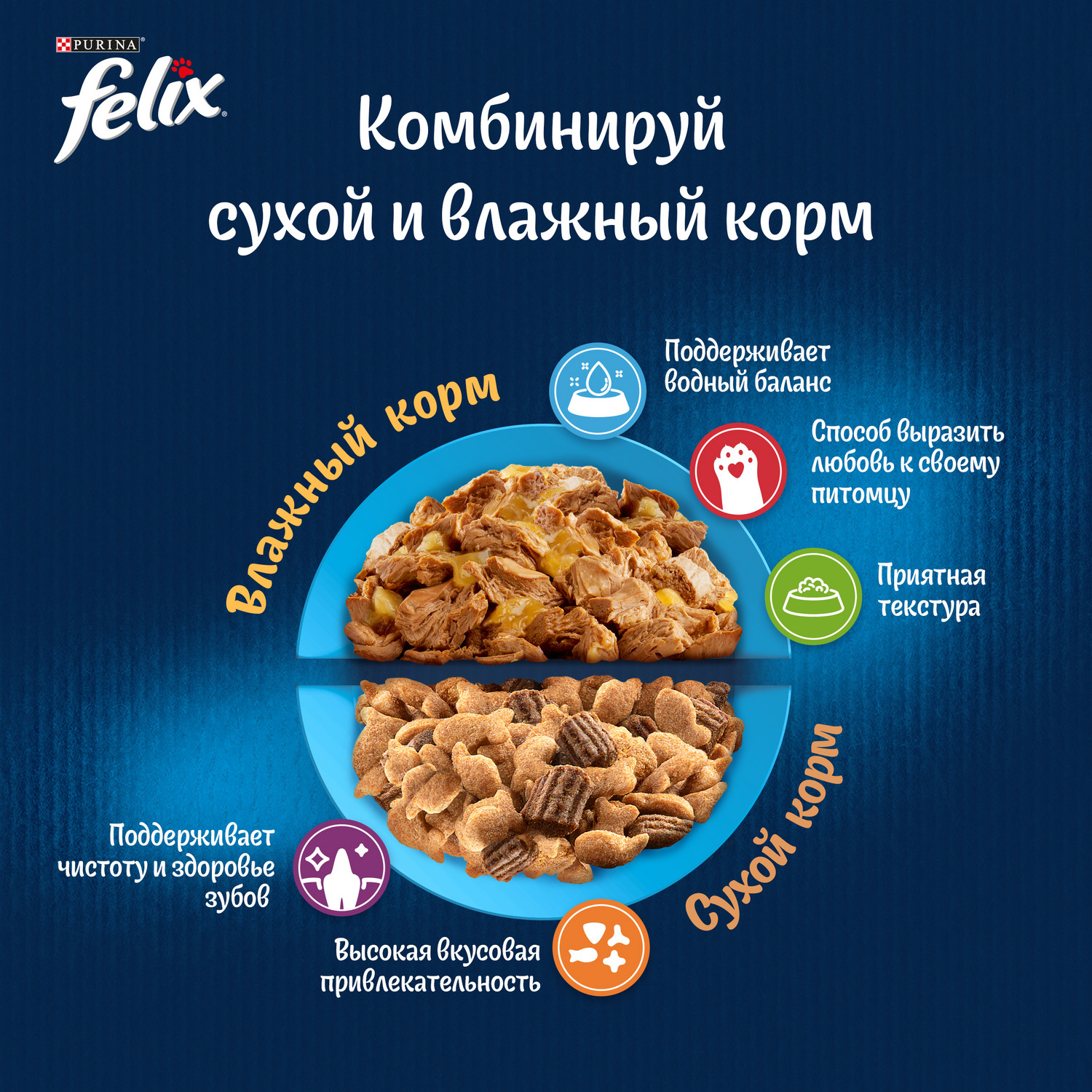Корм влажный для кошек Felix 48г суп треска - фото 7