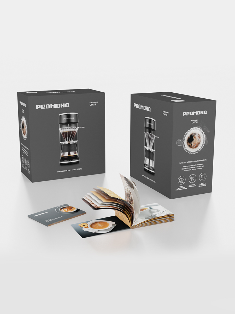 Кофеварка REDMOND CM718 - фото 10