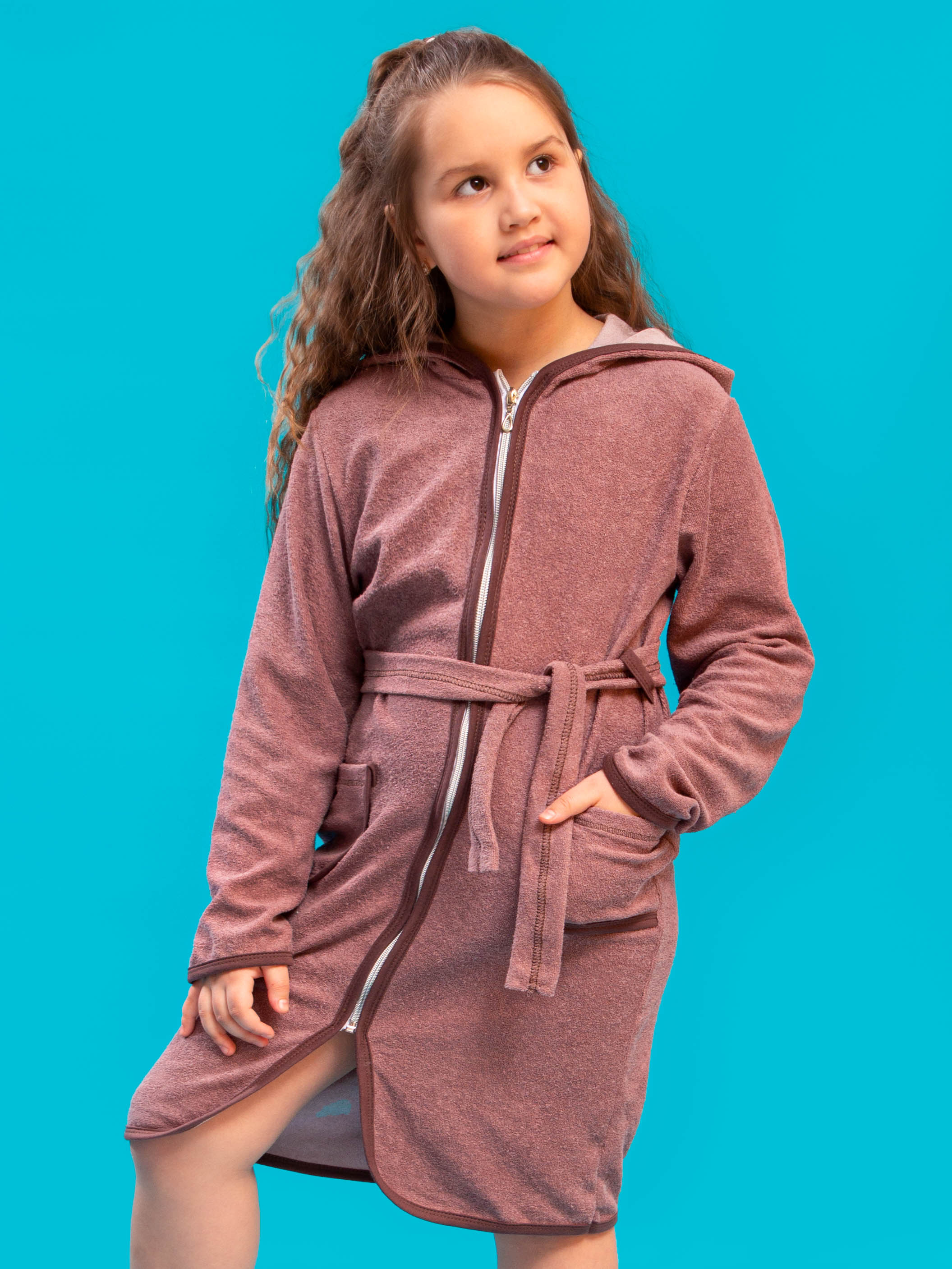 Халат TOTEMFOX 831М5F/кофейный/коричневый - фото 7