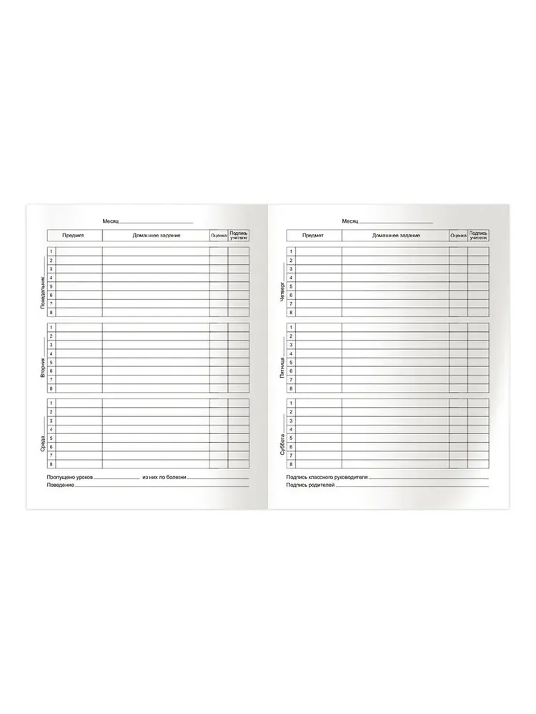 Дневник школьный BG 1 11 класс для мальчика и девочки 48 листов твердая обложка - фото 4