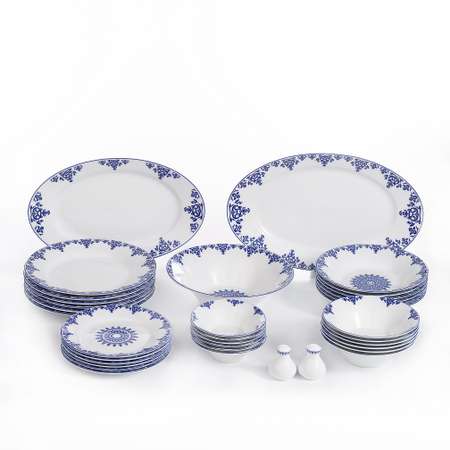 Сервиз столовый Zarin Porcelain Industries на 6 персон Shahrzad Samarkand 35 предметов