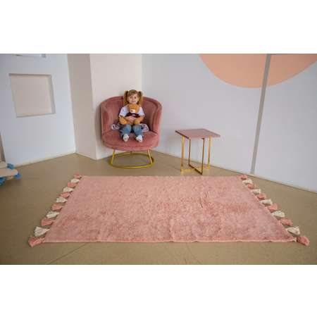 Хлопковый ковер Lillaland COLORFUL PINK