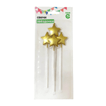 Свечи ё Звёздочки 4шт в ассортименте