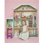 Домик для кукол PAREMO 124 см с мебелью