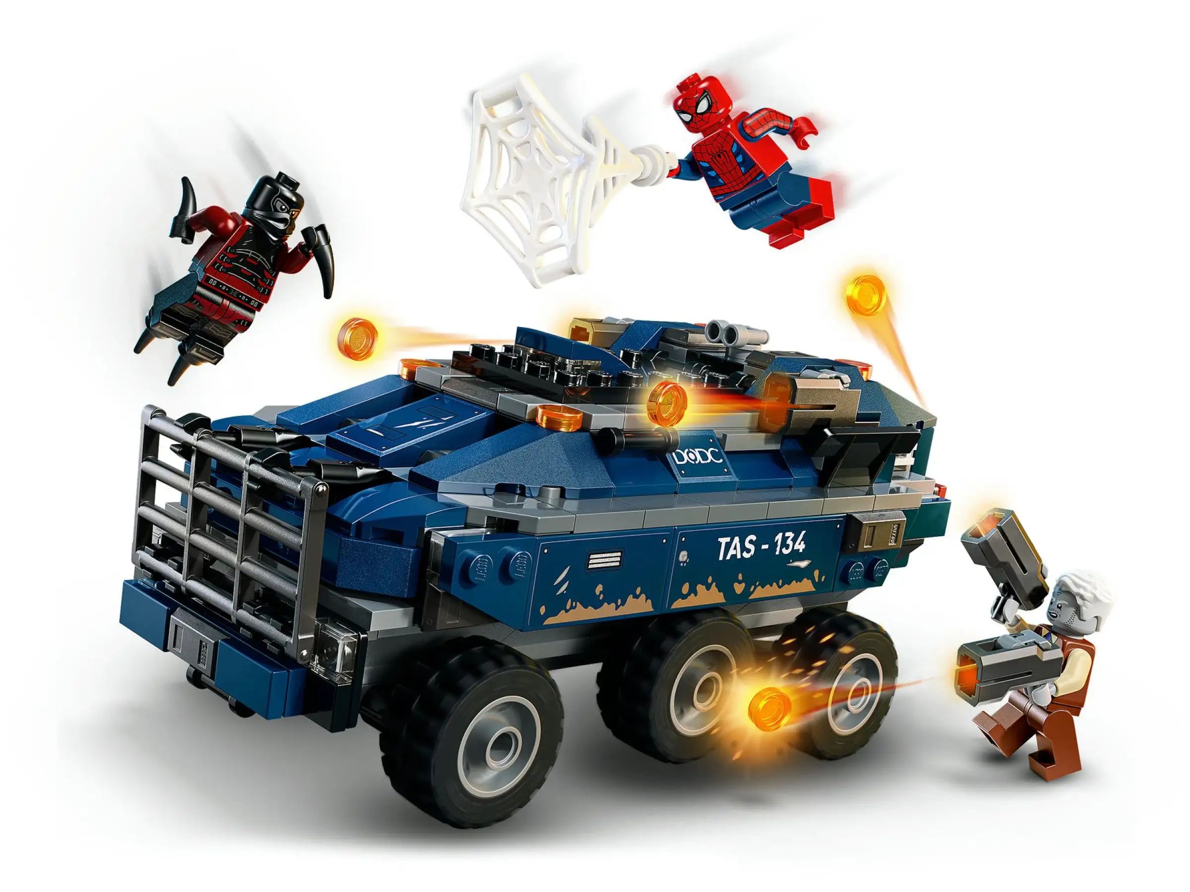 Конструктор LEGO Marvel Super Heroes Погоня Человека-паука 367 дет. - фото 3