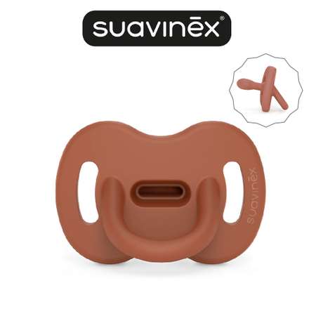 Пустышка Suavinex силикон ортодонтическая от 0 мес.