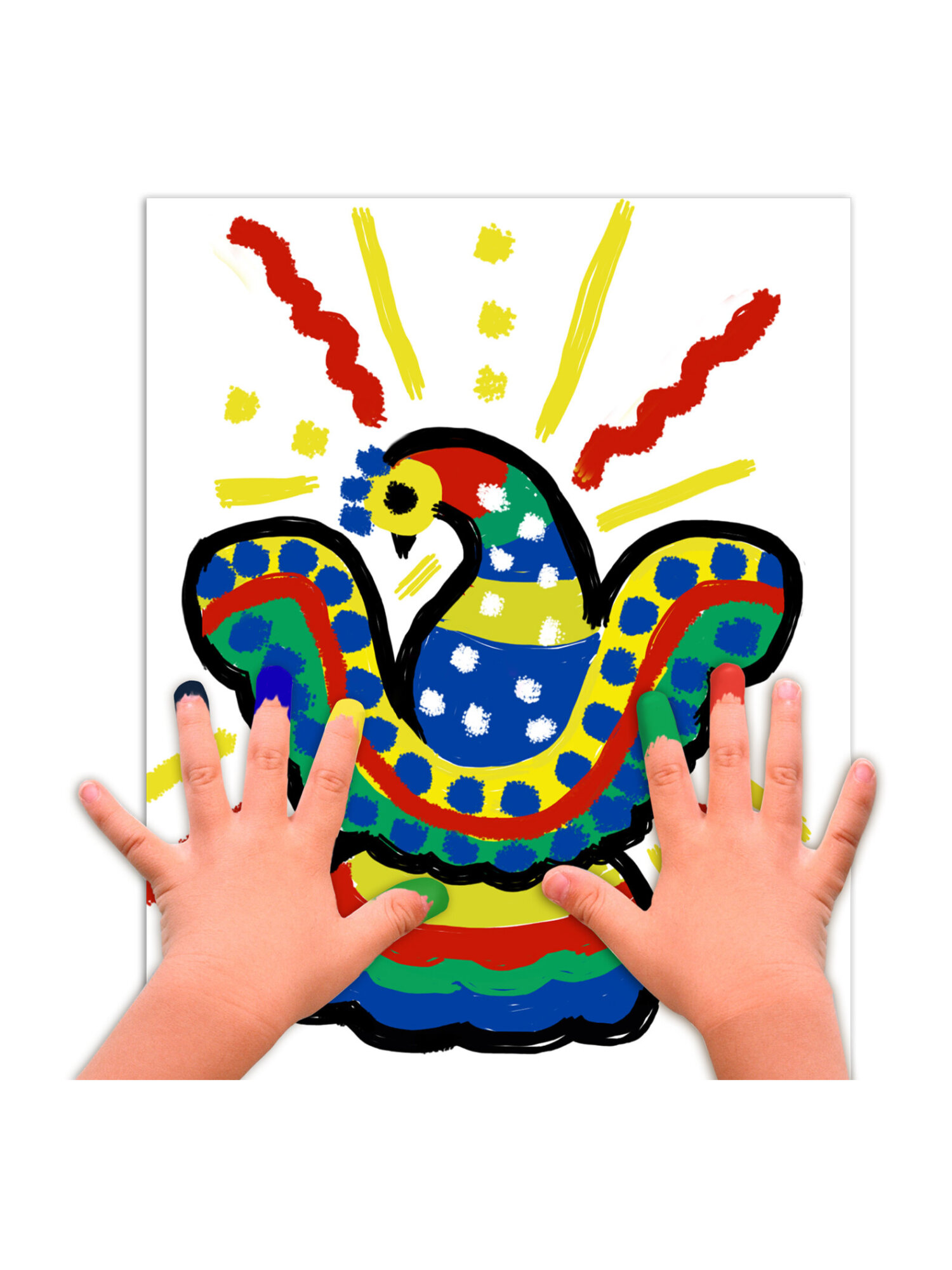 Краски пальчиковые Brauberg 6 цв. - фото 14