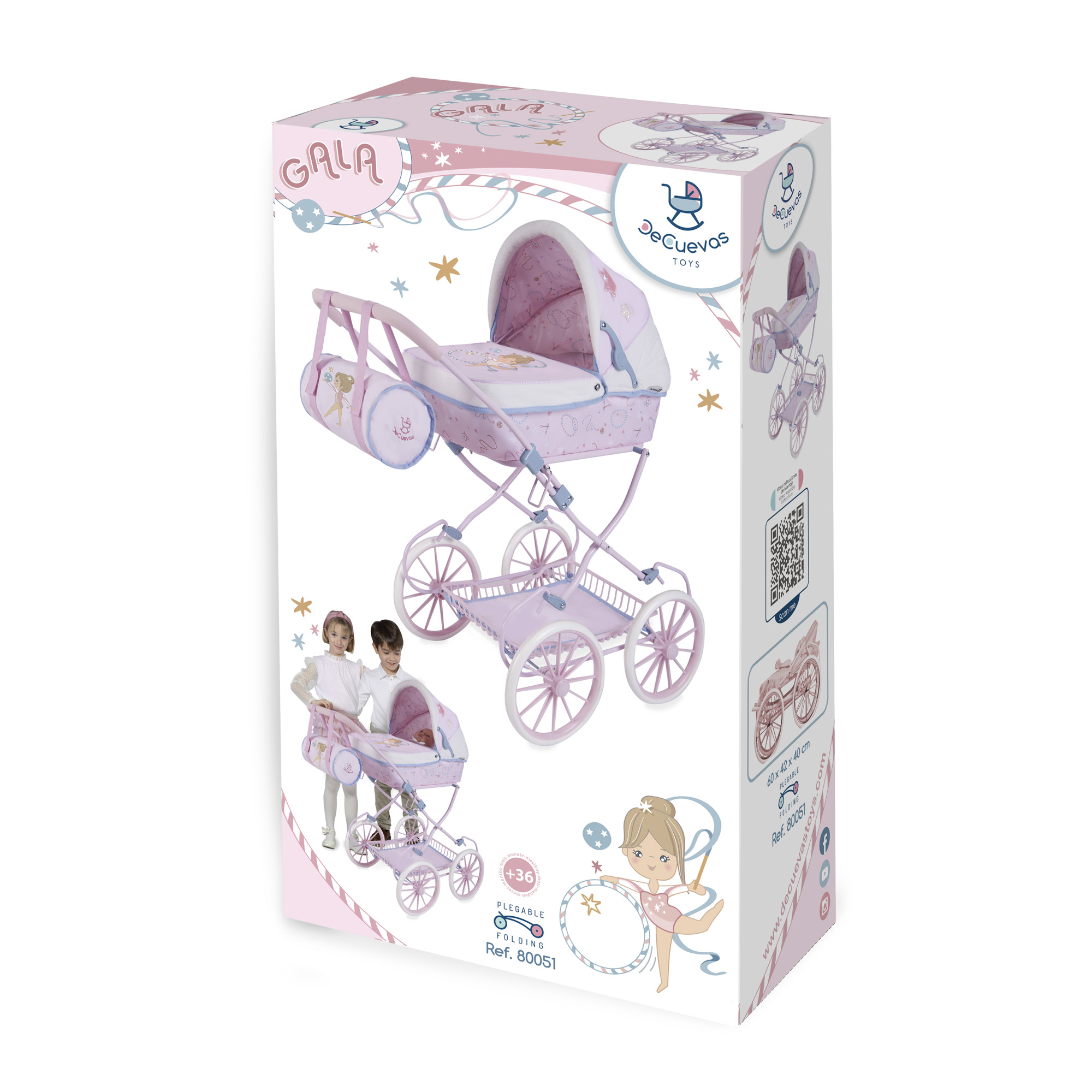 Коляска-люлька для кукол DeCuevas Toys 80051 - фото 10