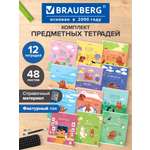 Тетрадь Brauberg 48 лист. 12 шт.