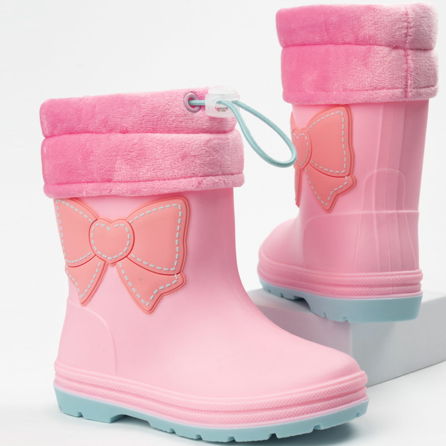 Сапоги резиновые TikkaGo 7B05_2025-05_pink-biruza - фото 2