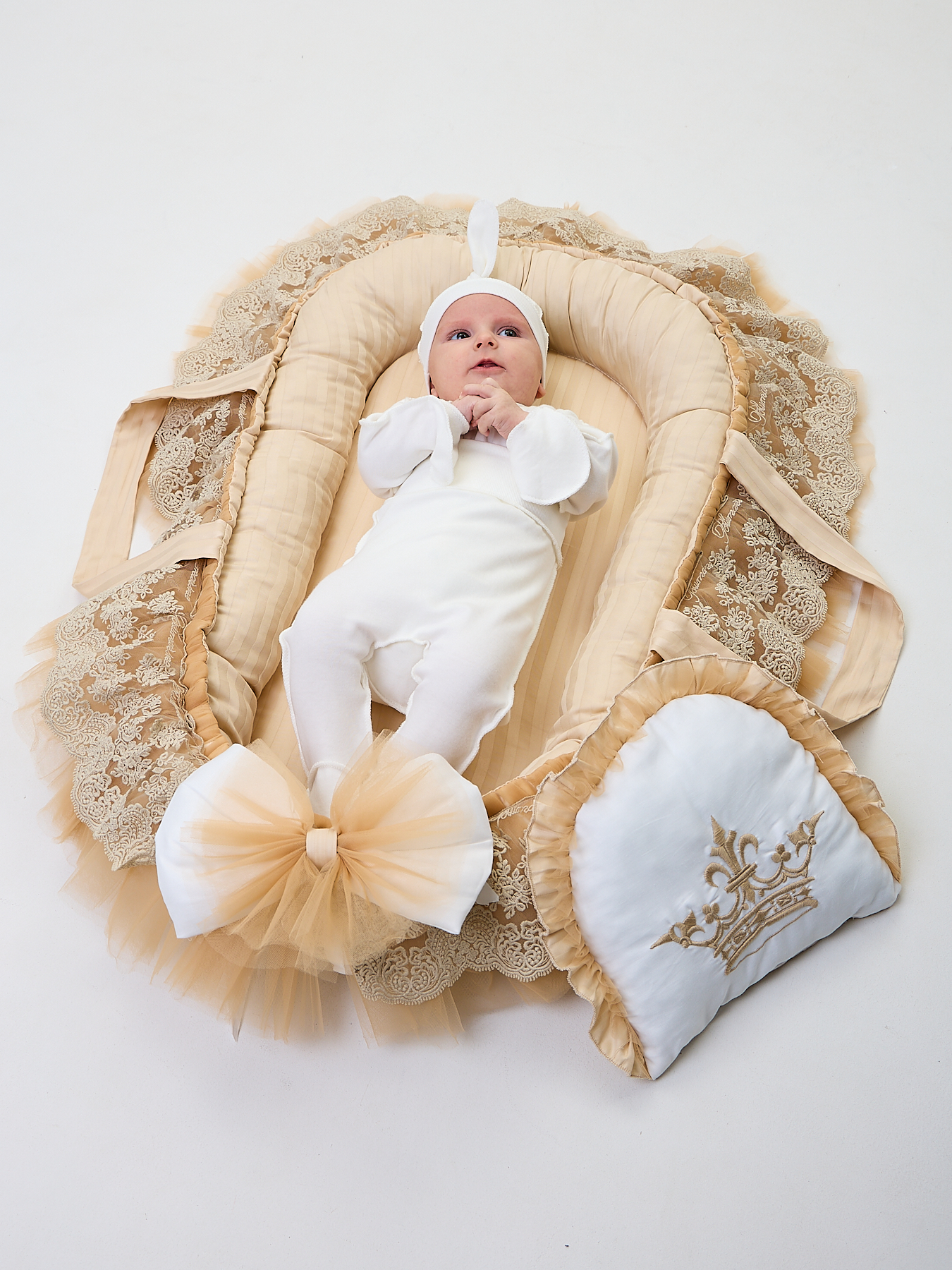 Конверт пеленальный (кокон) ТОСЯ БОСЯ бежевый - фото 5