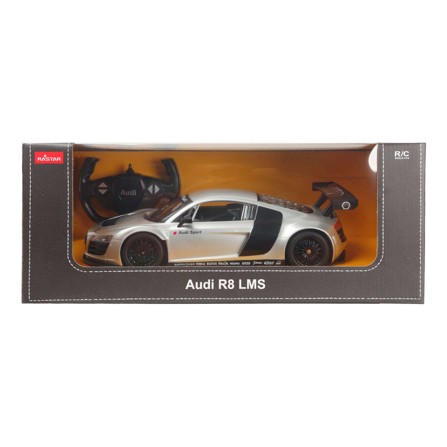 Автомобиль Rastar Audi 1:24 серебряный 56100 - фото 2