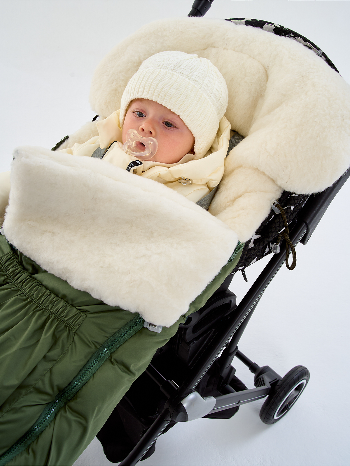 Конверт в коляску Осьминожка Трансформер зеленый - фото 12