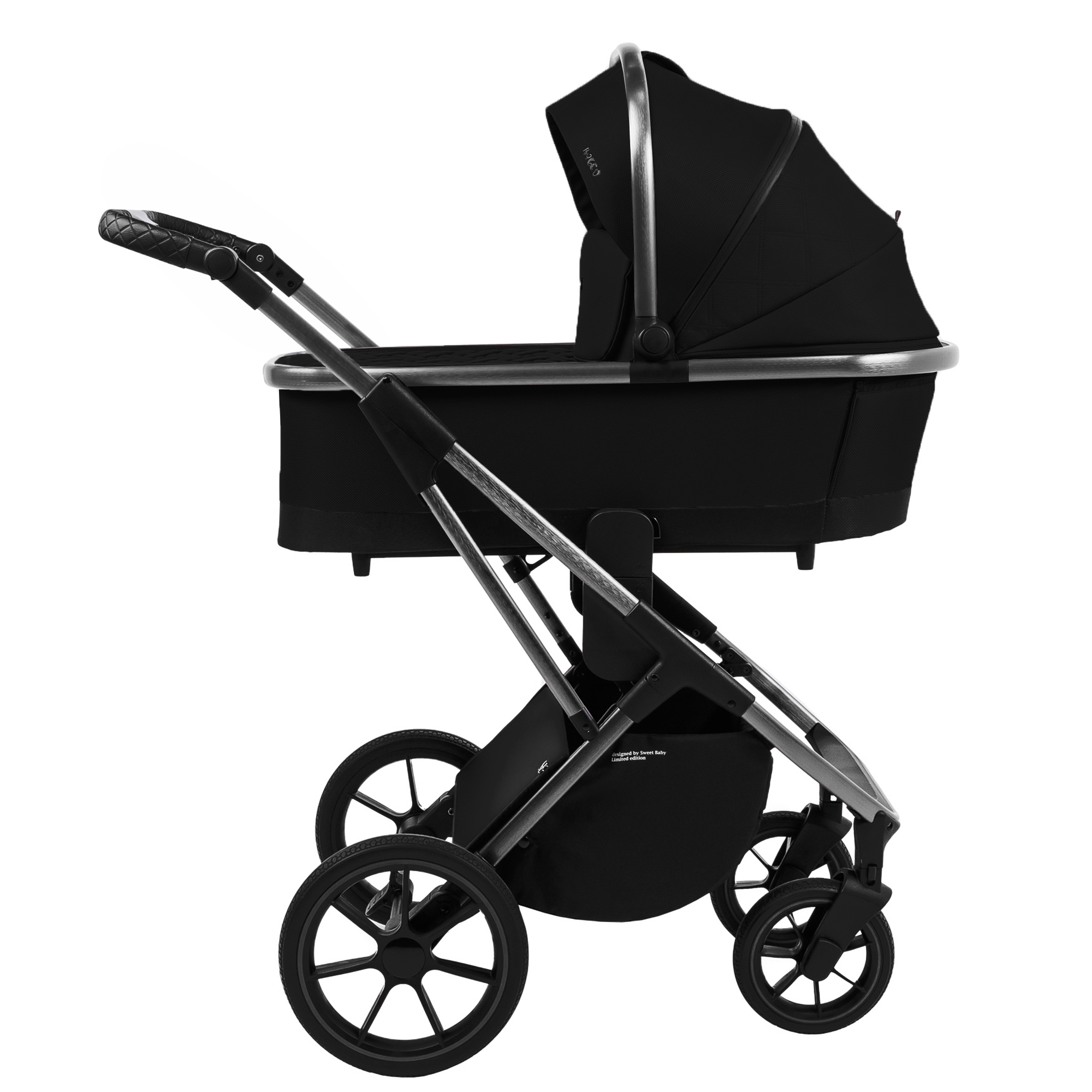 Коляска 2в1 Sweet Baby Rocco Black черный - фото 37
