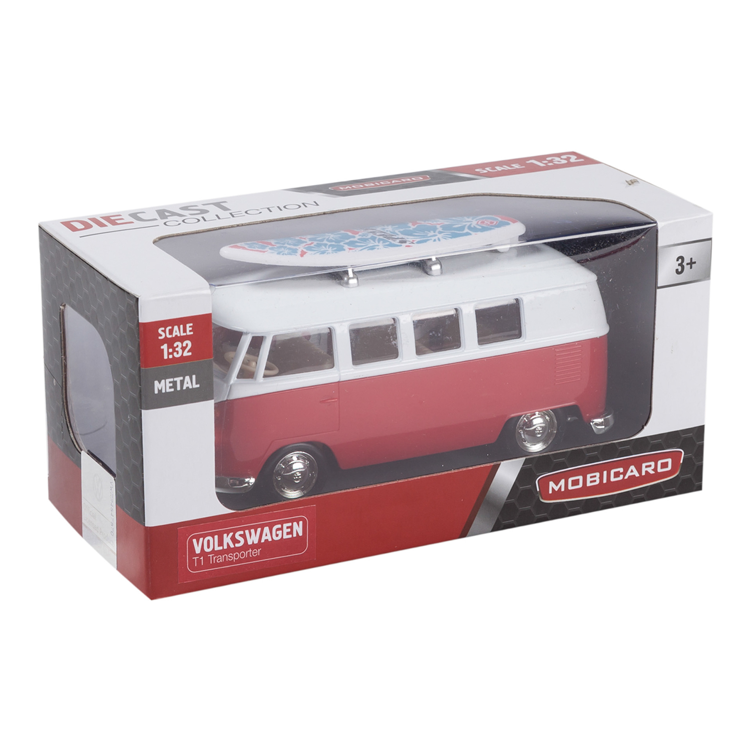 Автомобиль Mobicaro Volkswagen T1 Transporter 1:32 в ассортименте 544025SB - фото 6
