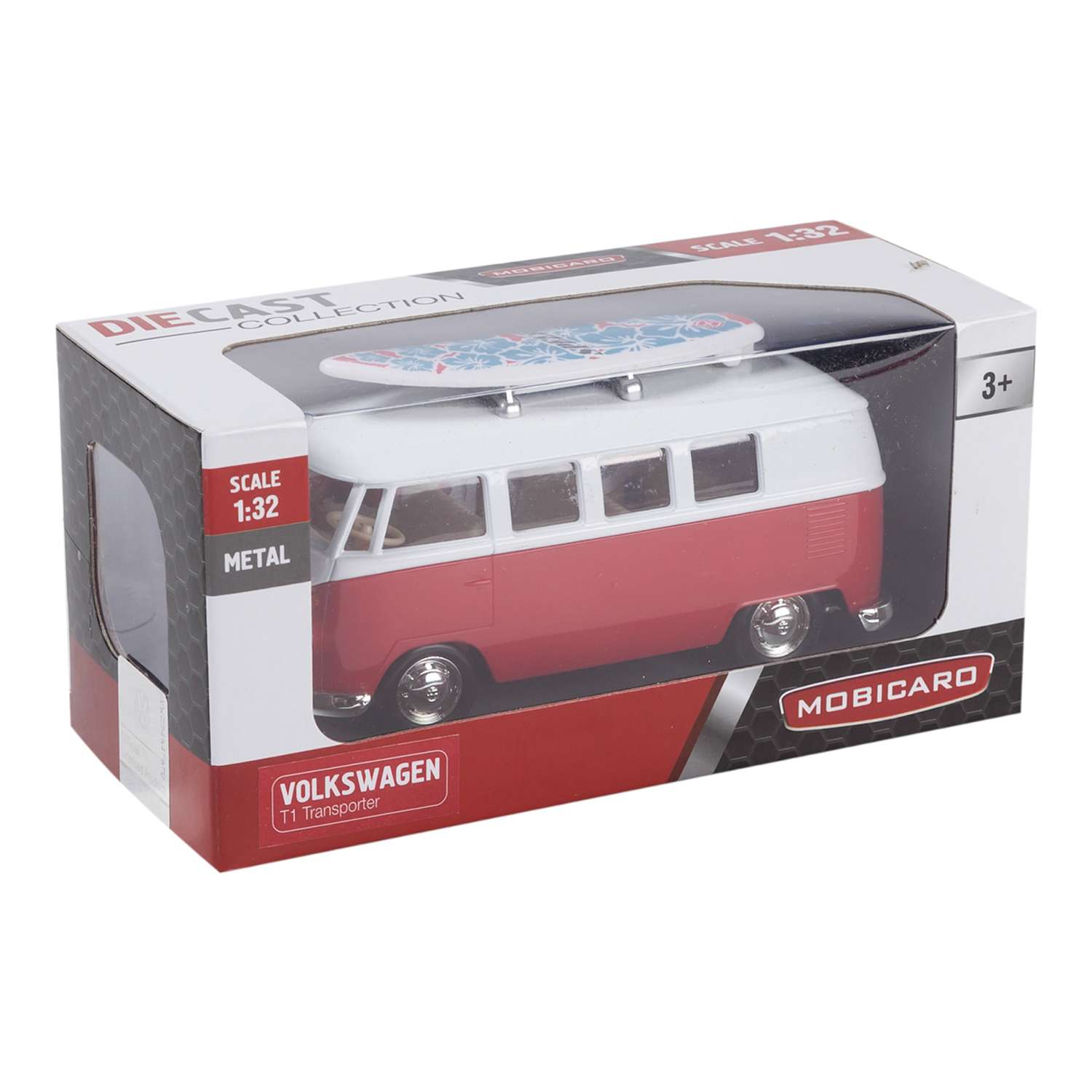 Автомобиль Mobicaro Volkswagen T1 Transporter 1:32 в ассортименте 544025SB - фото 6