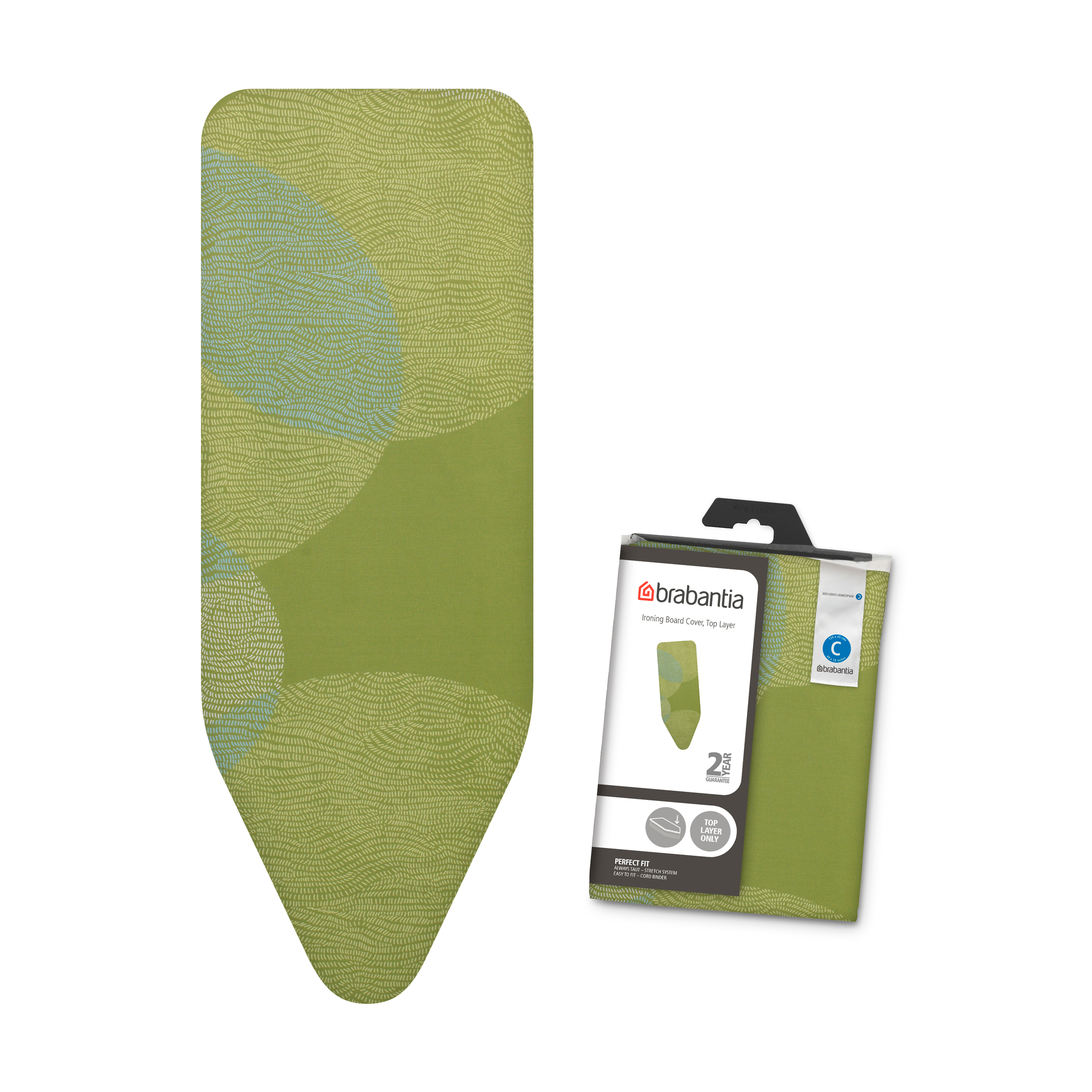 Чехол для гладильной доски Brabantia Тихий шелест 124х45см (2мм) 223143 - фото 3
