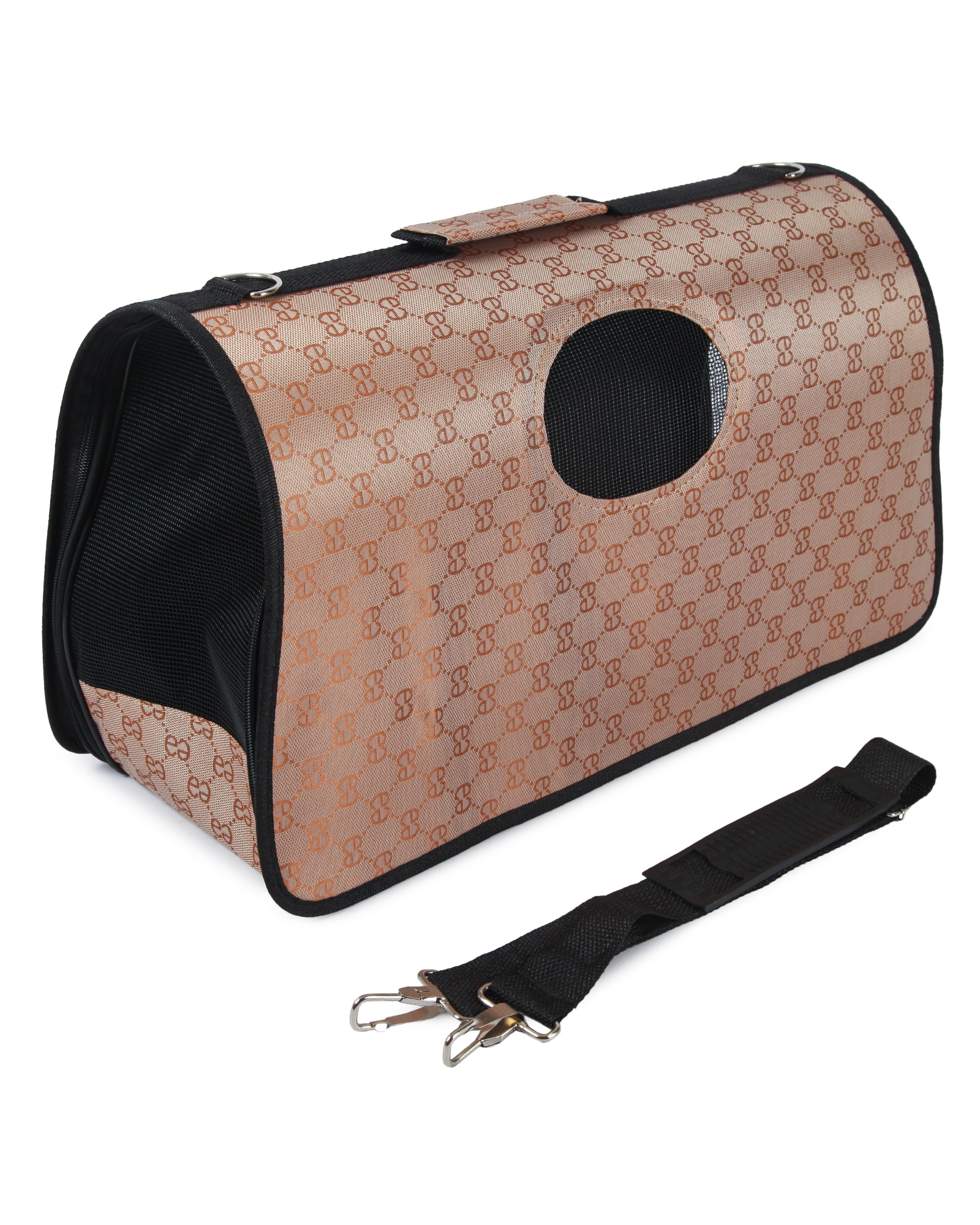 Переноска для животных Barbaks Шашечка M 50*22*28см - фото 3