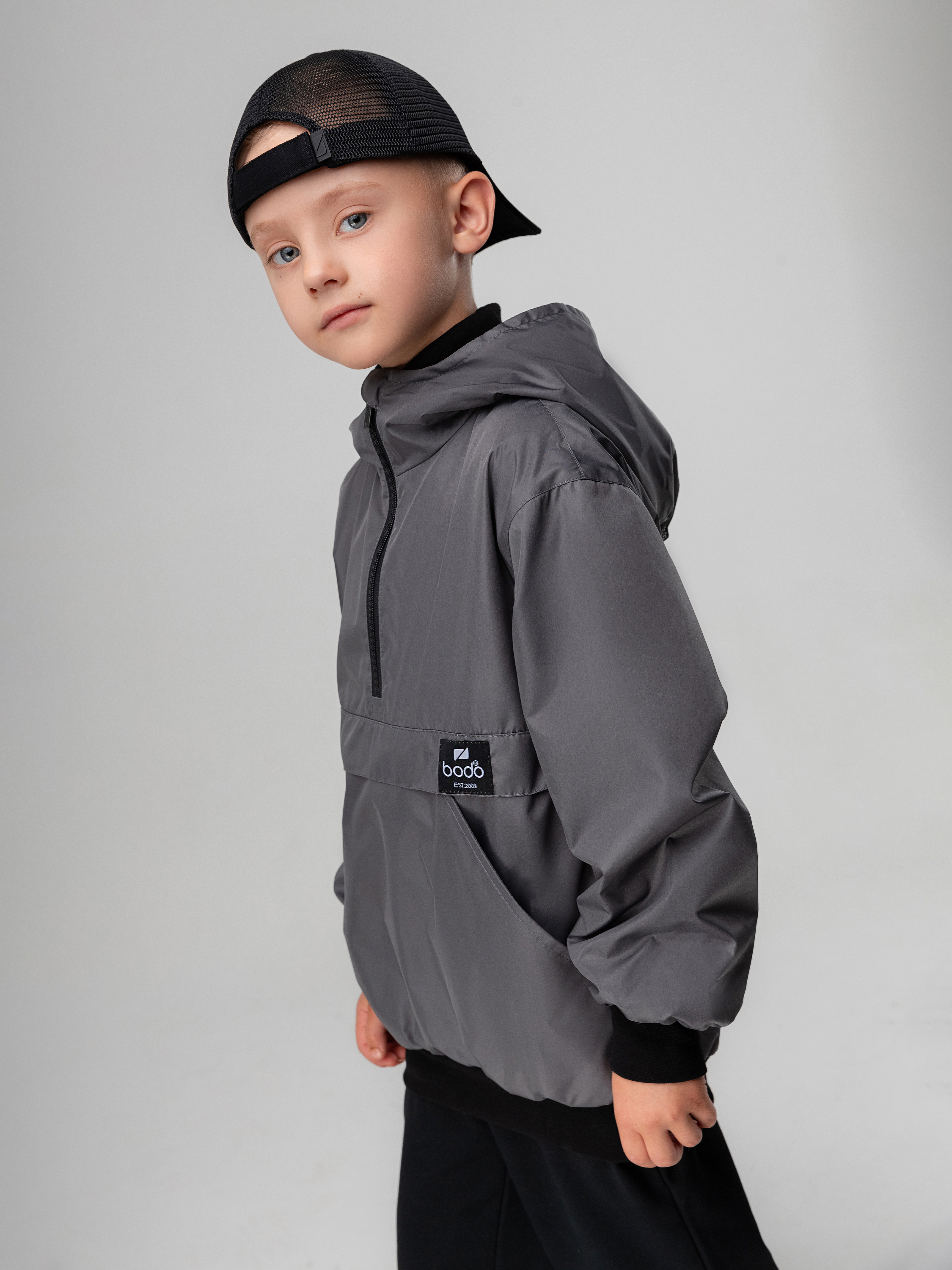 Анорак Bodo 32-50U_графит - фото 5