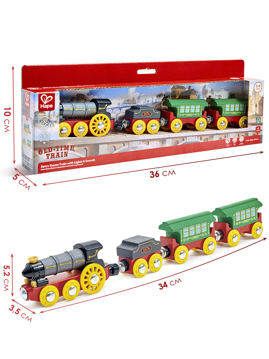 Поезд Hape 34 см E3740_HP - фото 5