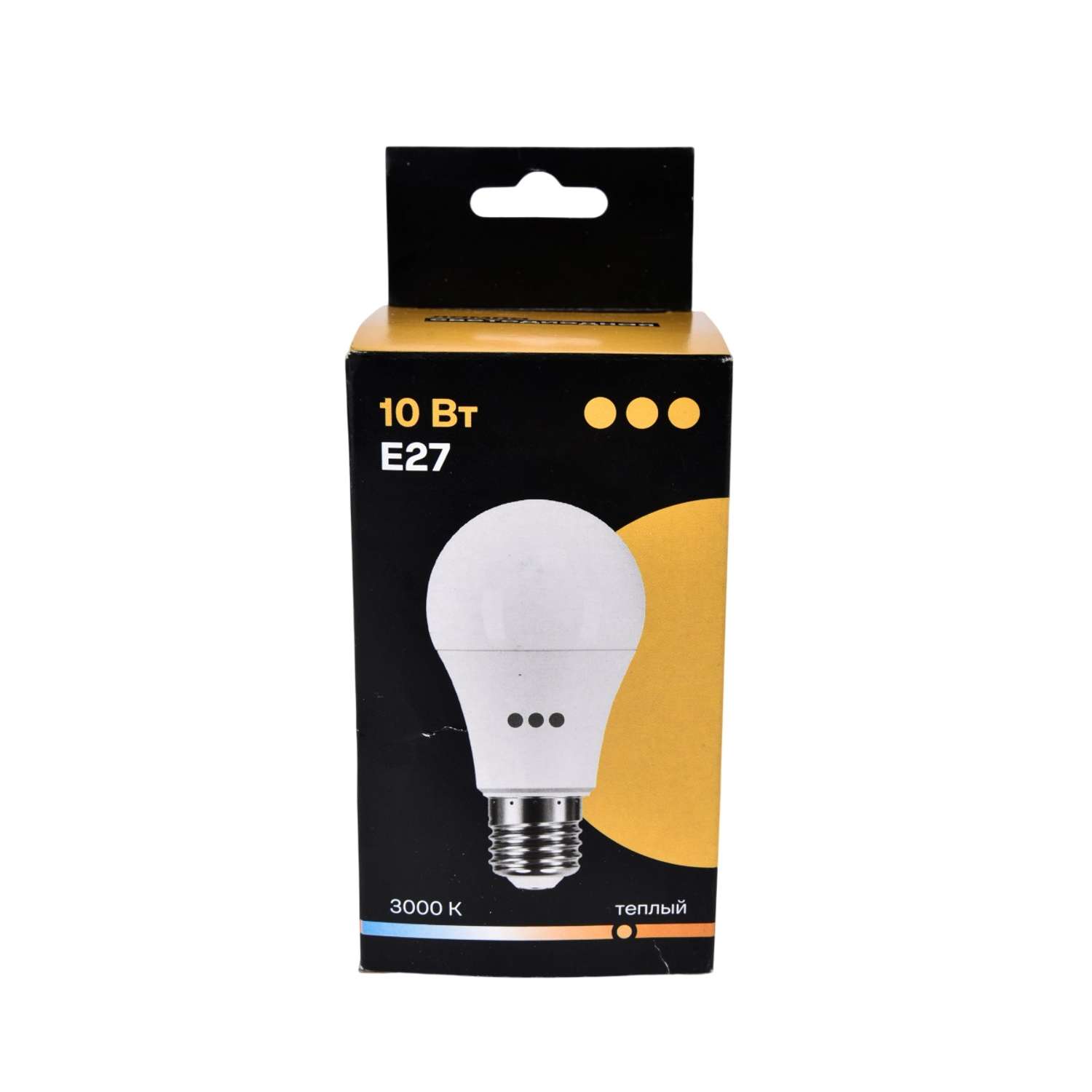 Лампочка Груша ё LED-A60-10W-E27-3K - фото 2