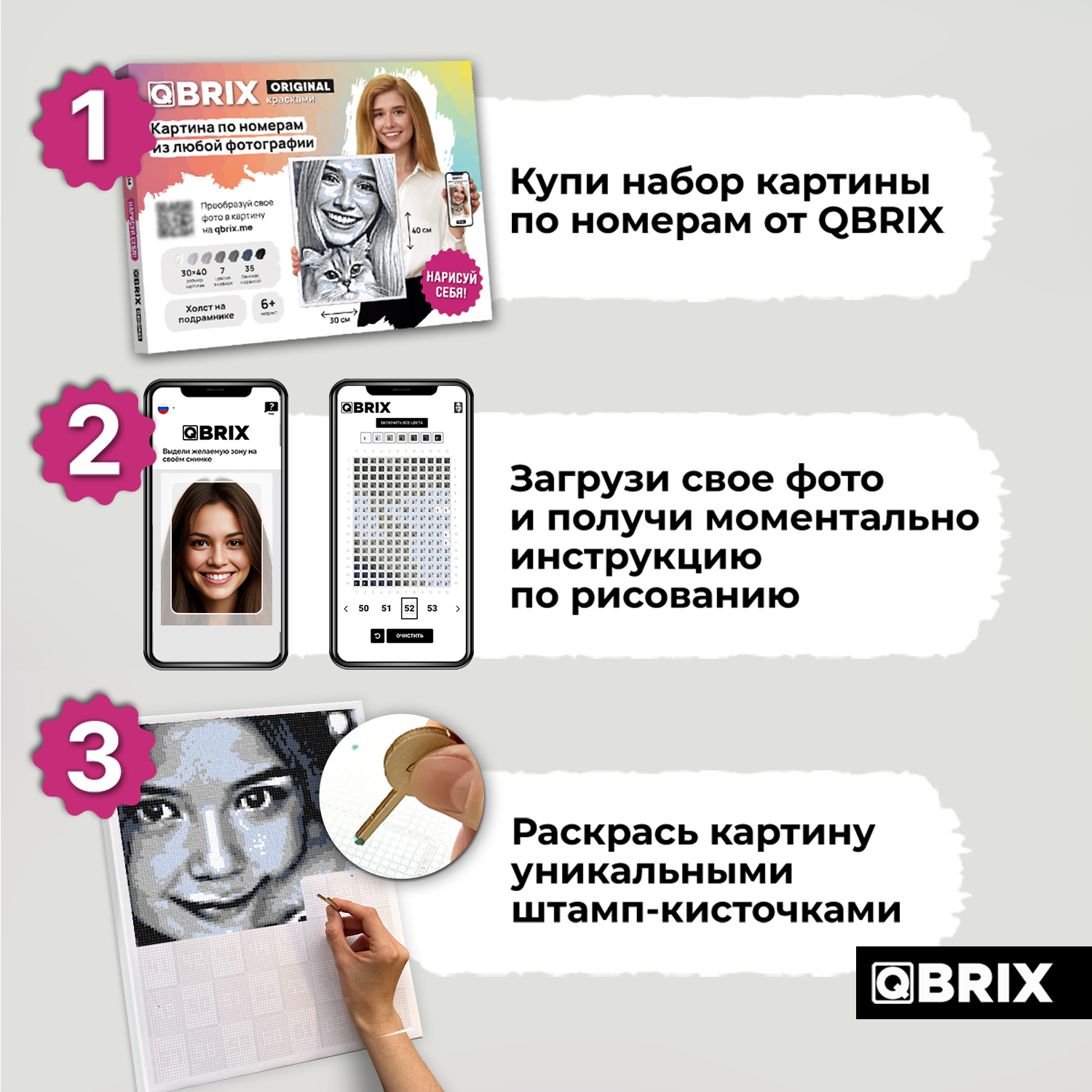 Картина по номерам QBRIX Original - фото 2