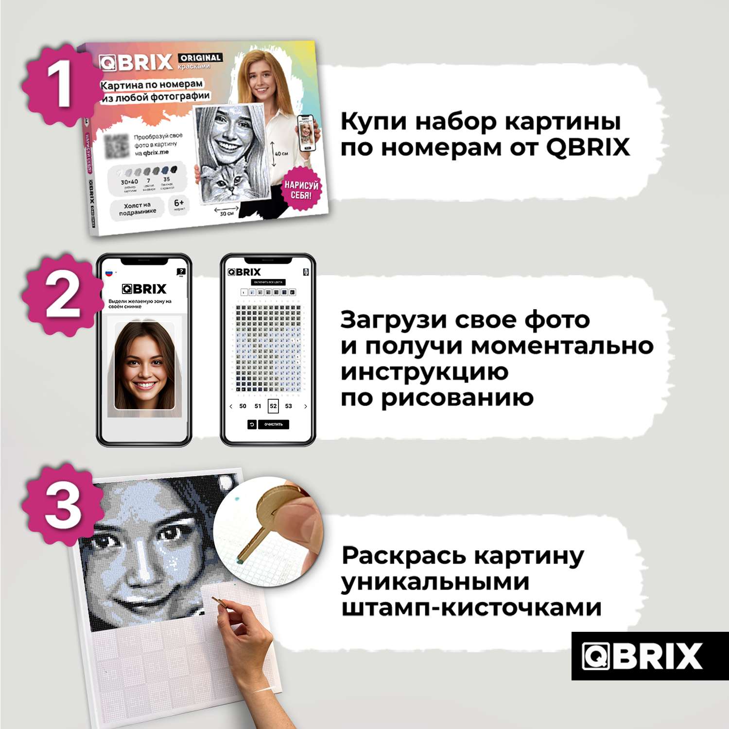 Картина по номерам QBRIX Original - фото 2