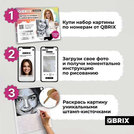 Картина по номерам QBRIX Original