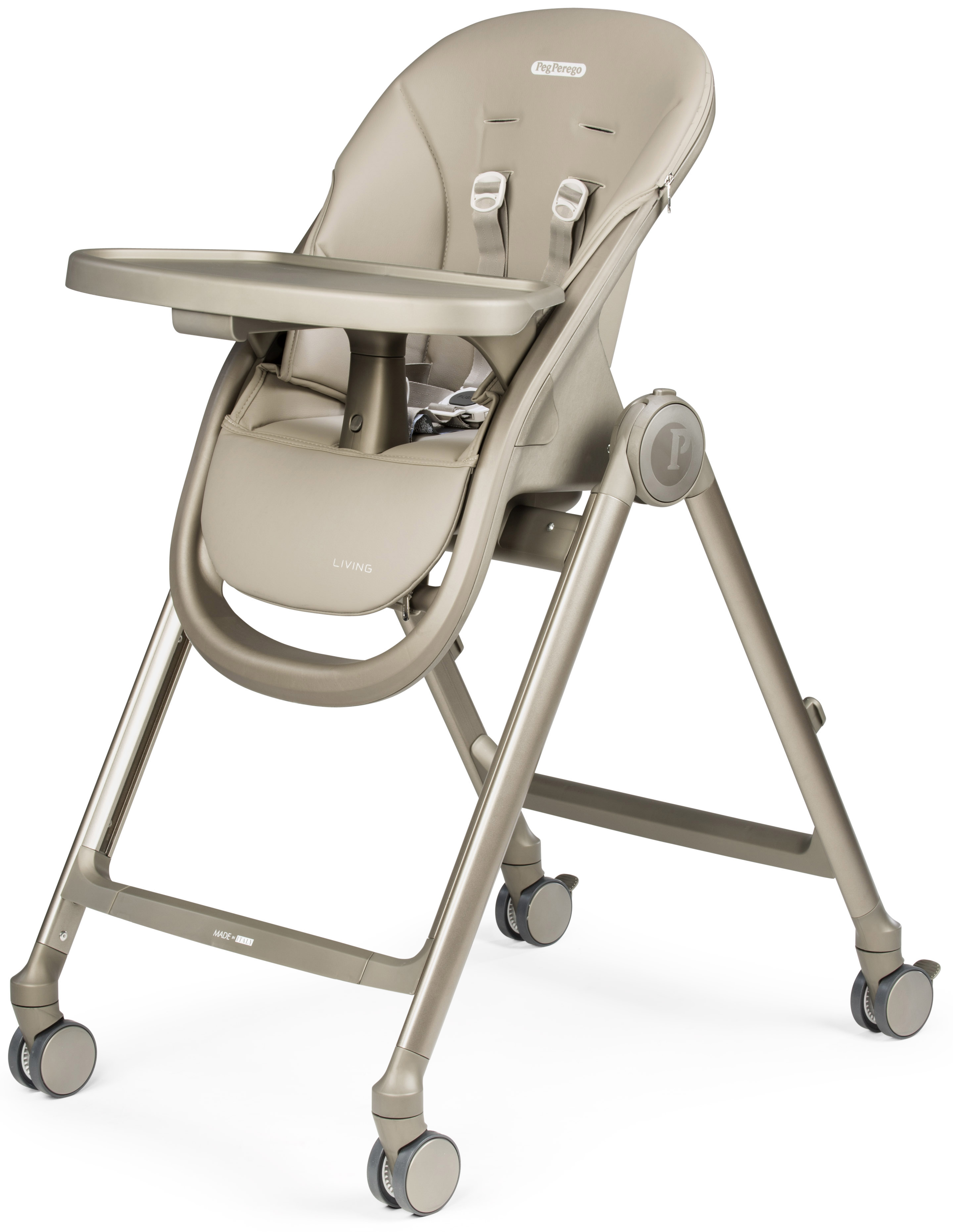 Стульчик для кормления Peg-Perego Living Space бежевый - фото 1