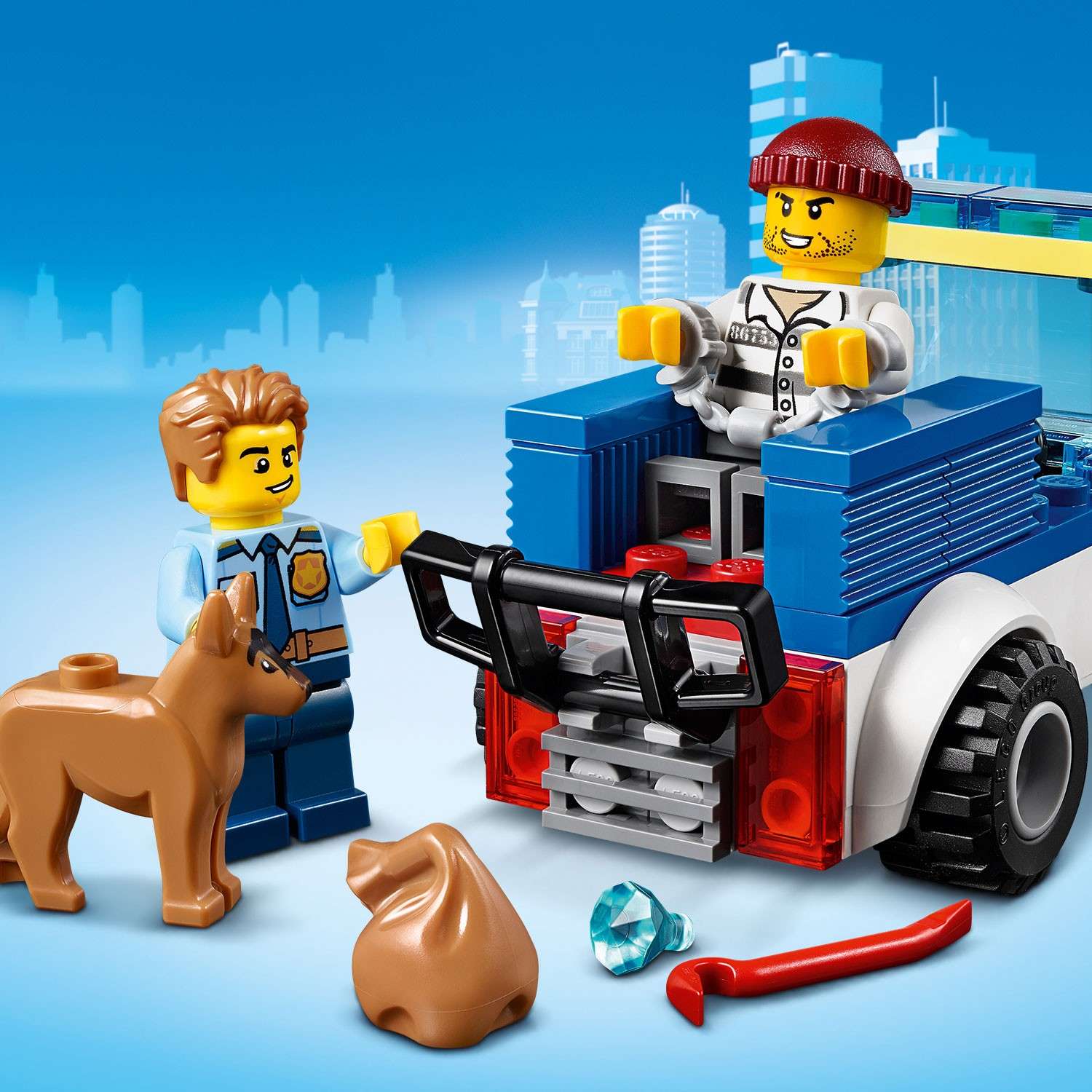 Конструктор LEGO City Police Отряд с собакой - фото 7