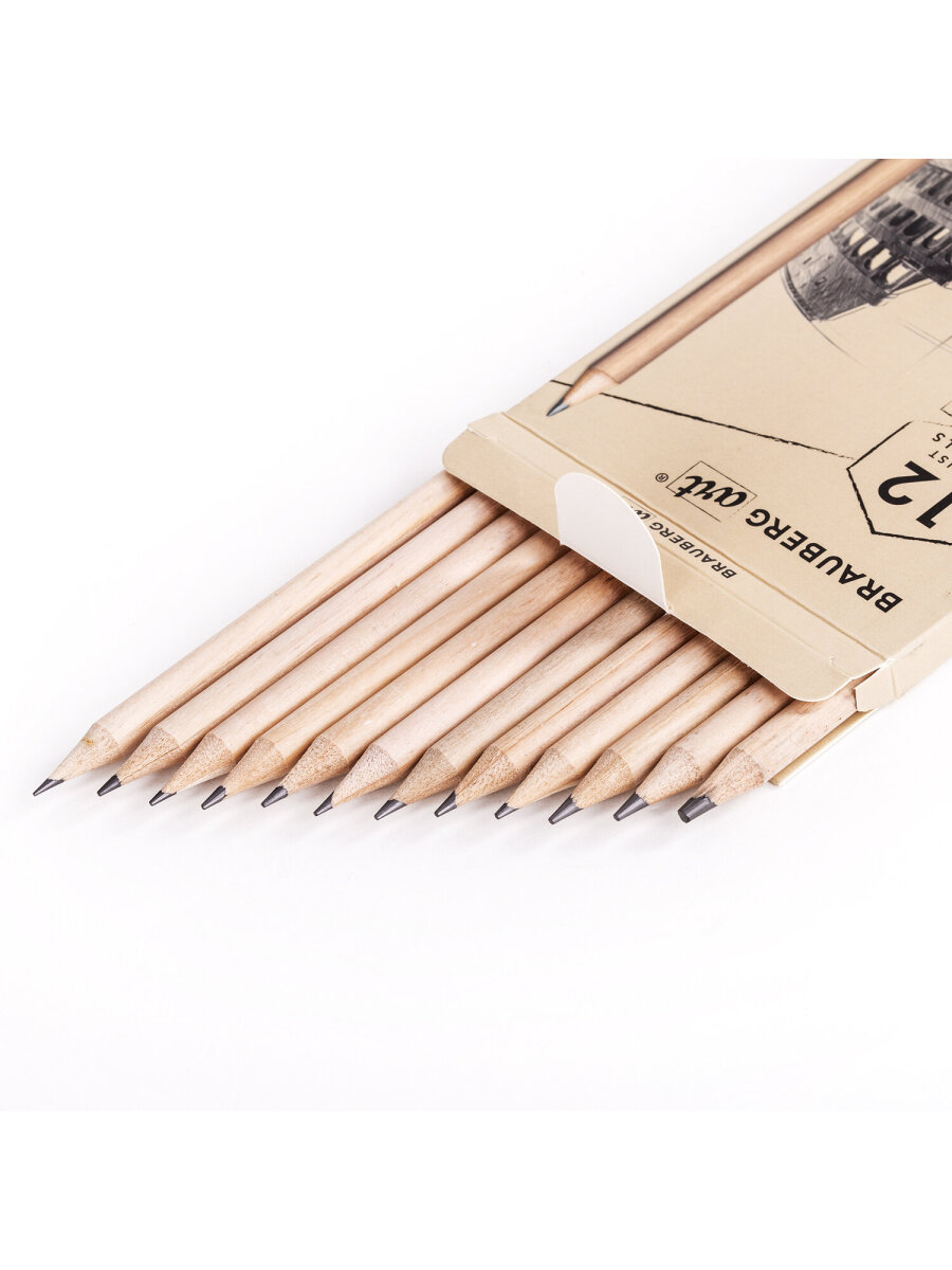 Карандаши чернографитные Brauberg 12 шт. - фото 4