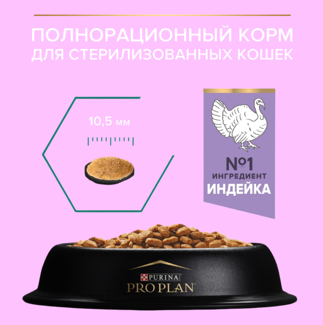 Сухой корм PRO PLAN OptiRenal Sterilised - фото 8