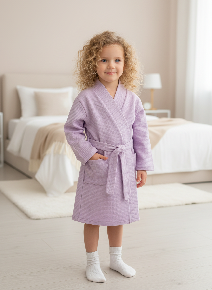 Халат Утенок 913 лиловый - фото 1