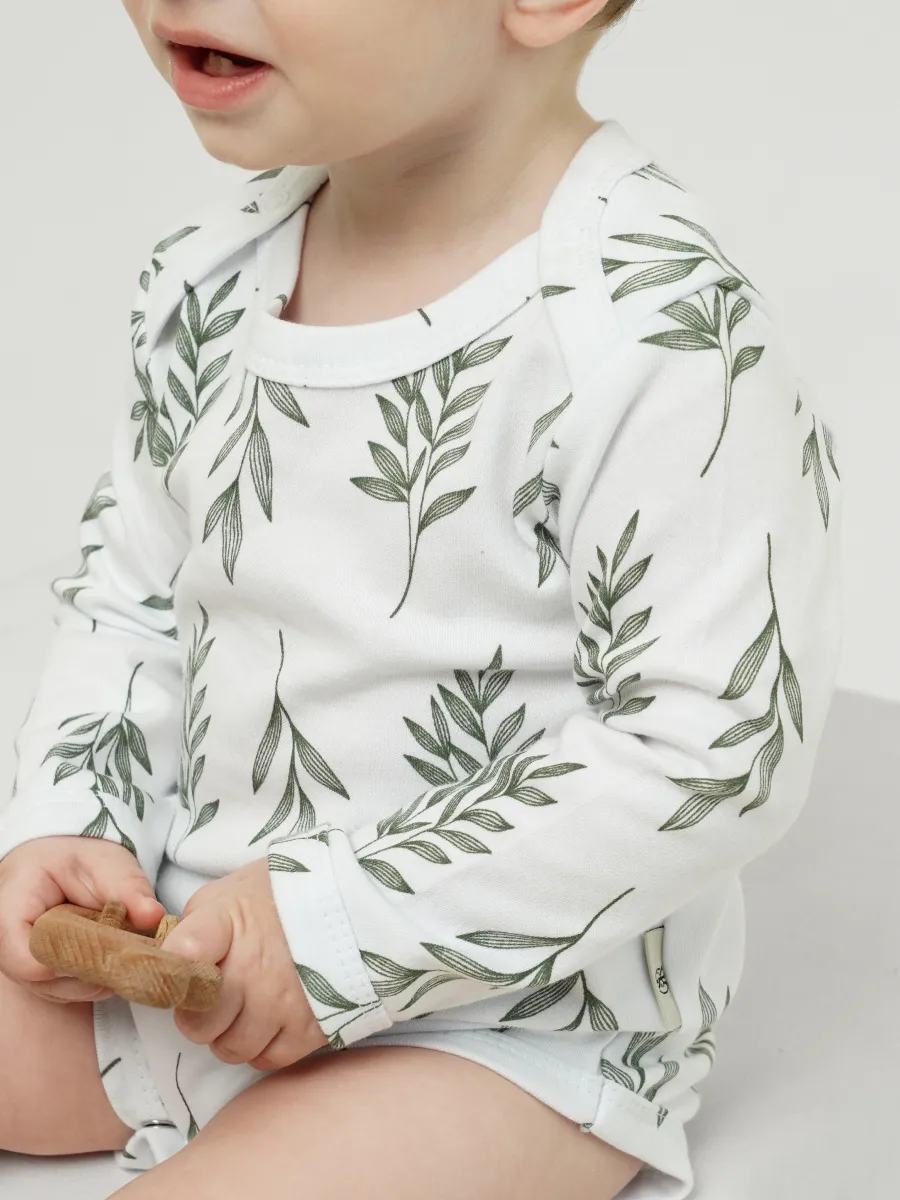 Боди 3 шт Супер Пупс нбр/3пр/боди/SK20хакилисточкиветочки - фото 16