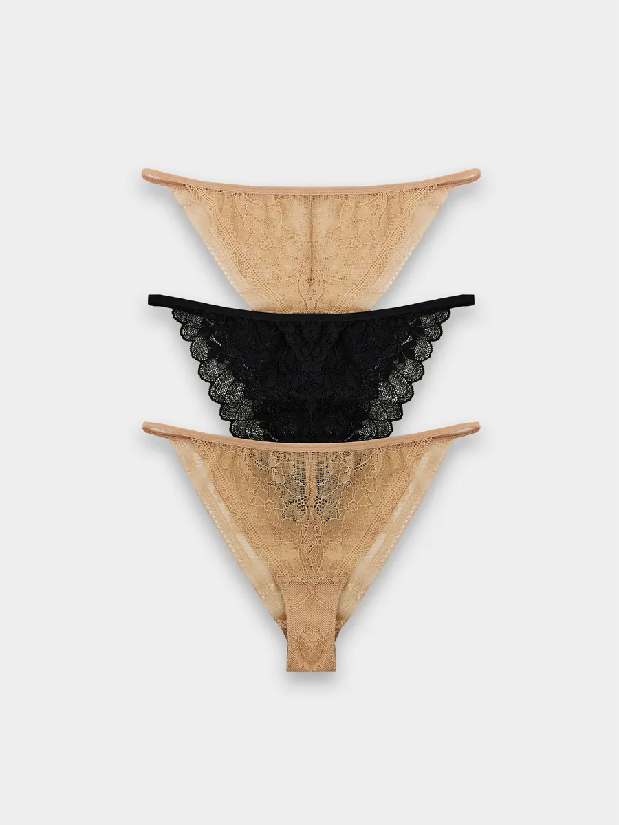 Трусы 3 шт Mark Formelle (Марк Формэль) 412432-3/обжаренный миндаль - фото 9