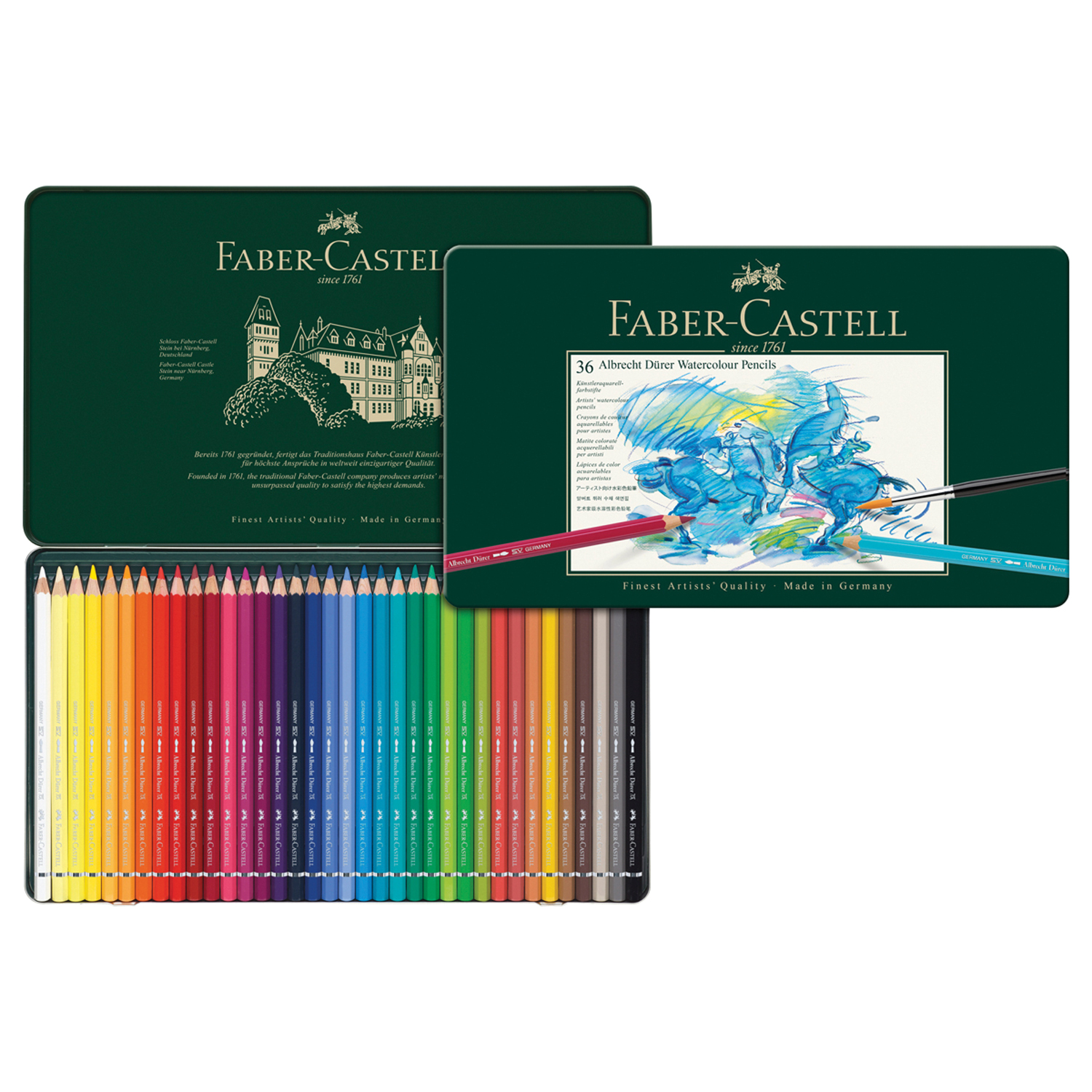 Карандаши акварельные Faber Castell 36 шт. - фото 2