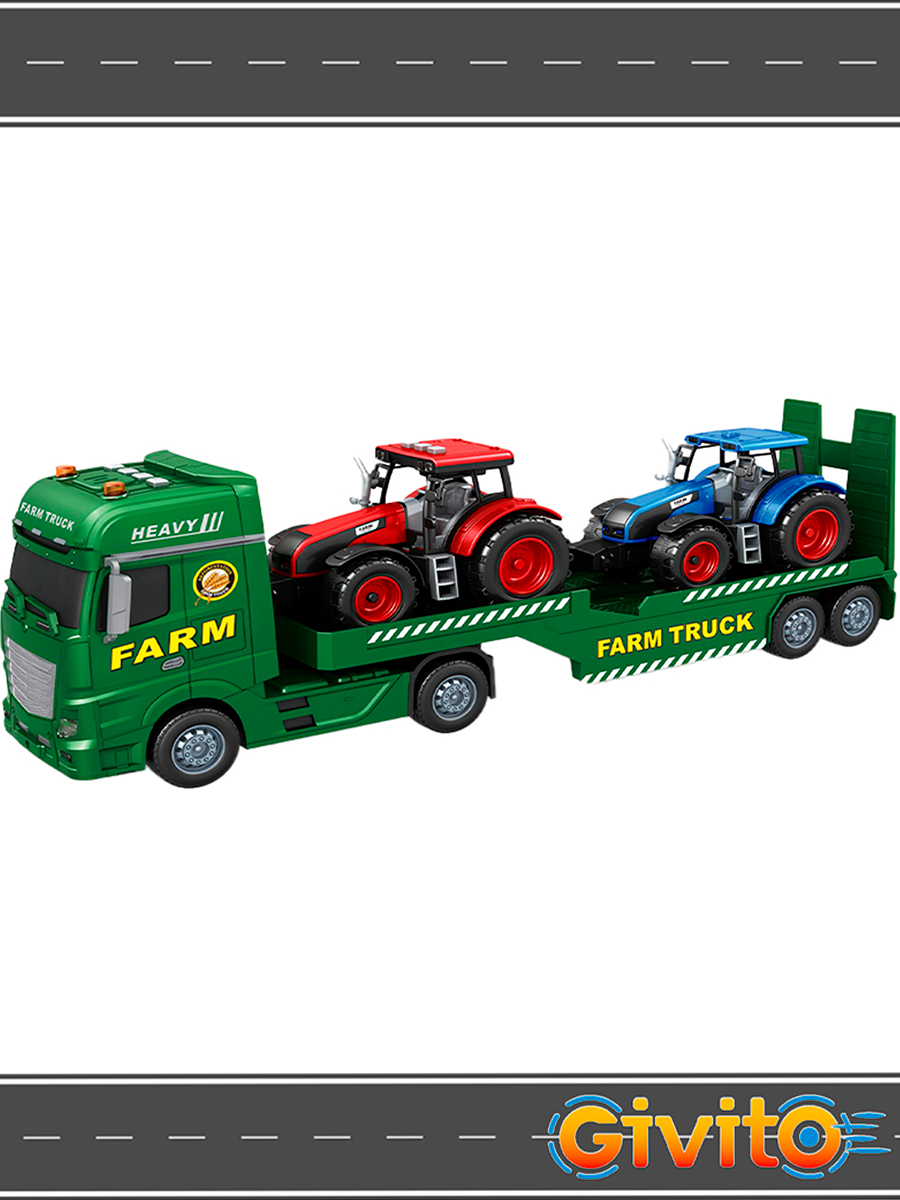 Автовоз Givito Сельхоз транспортер G235-478 - фото 1