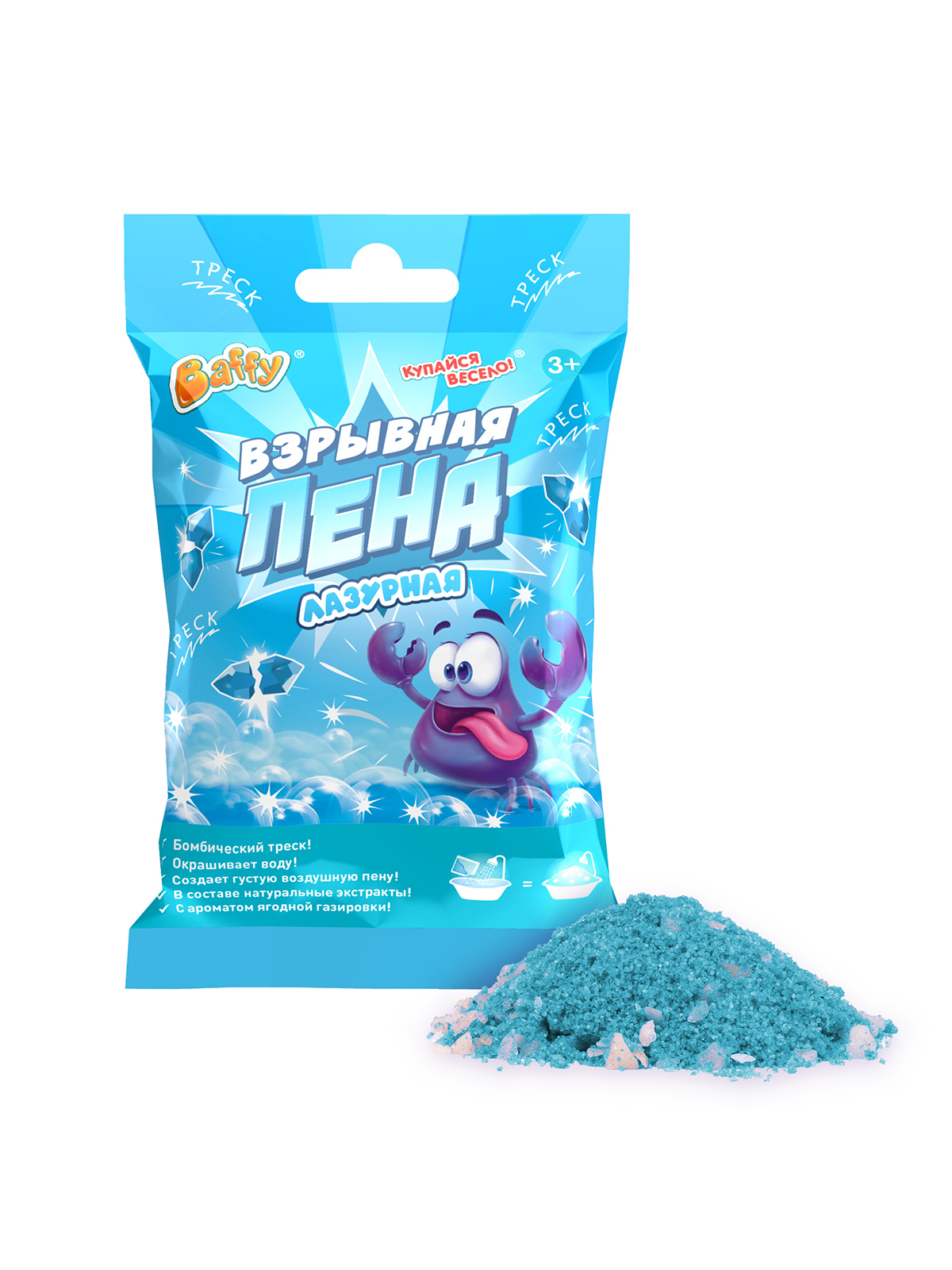 Пена Baffy лазурная - фото 1