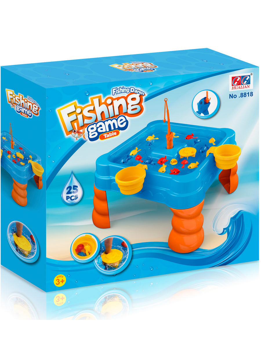Стол для игр с песком и водой Hualian Toys Большая рыбалка 38*38*41 см - фото 3
