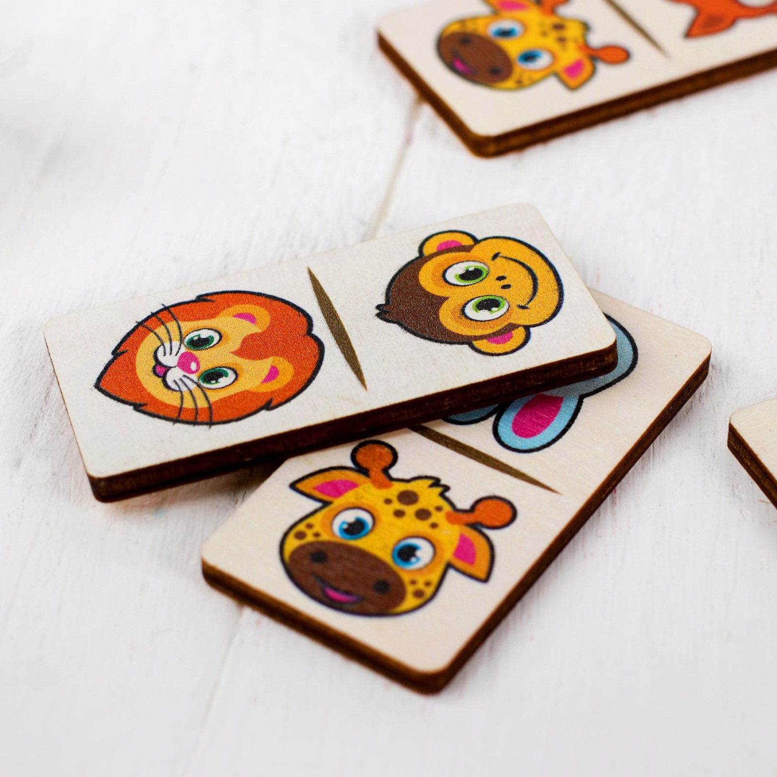 Настольная игра Лесная мастерская Домино - фото 3