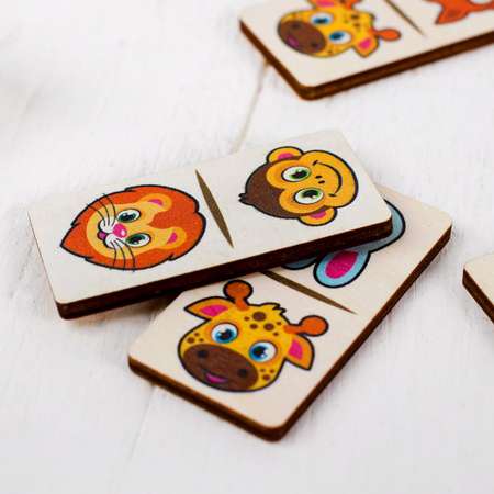 Настольная игра Лесная мастерская Домино