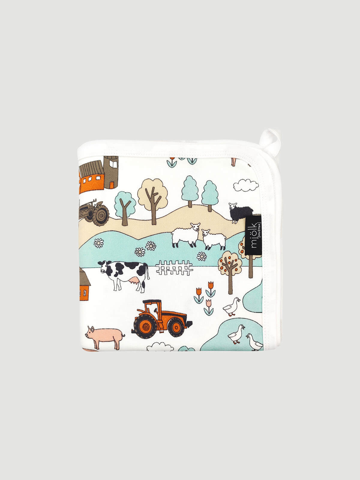 Плед Mjolk Ферма 80 x 80 см хлопок - фото 1