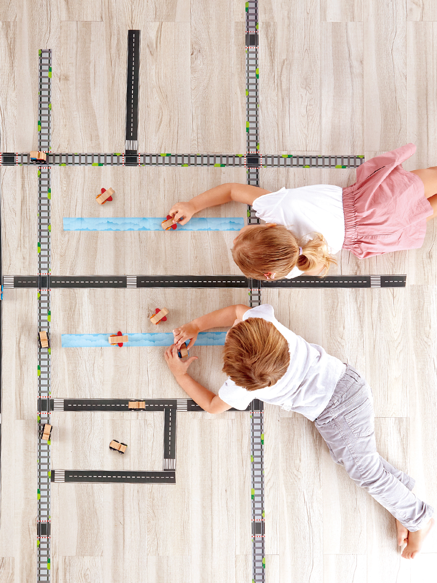 Игрушка разметка Hape и Машинка E0463_HP - фото 1